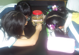 G4 Science Class~用放大鏡觀察微生物
