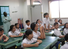 五信學生踴躍發問what kind of transportation do people have in mongolia?